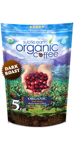 5LB Subtle Earth Organic Dark Roast