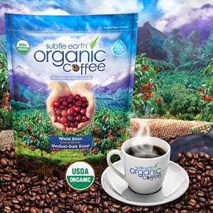 subtle earth organic coffee beans 2 pound bag