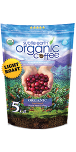 5 LB Subtle Earth Organic Light Roast