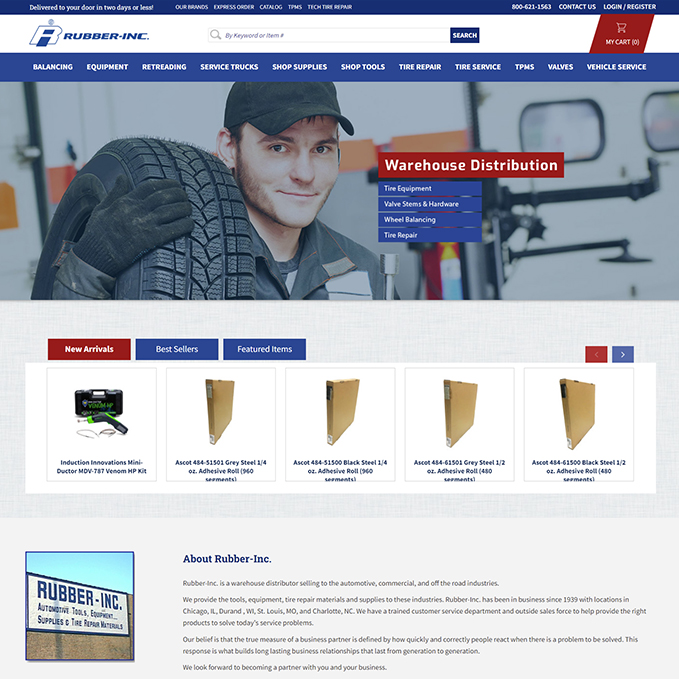 Rubber INC - Enterpristore Ecommerce for Infor ERP‘s Rubber INC - Enterpristore Ecommerce for Infor ERP‘s