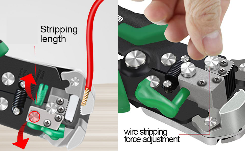 Stripping power adjusting