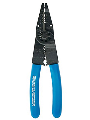 Klein Long Nose Wire Cutter, Wire Crimper, Stripper and Bolt Cutter Multi Tool, 8-Inch Long