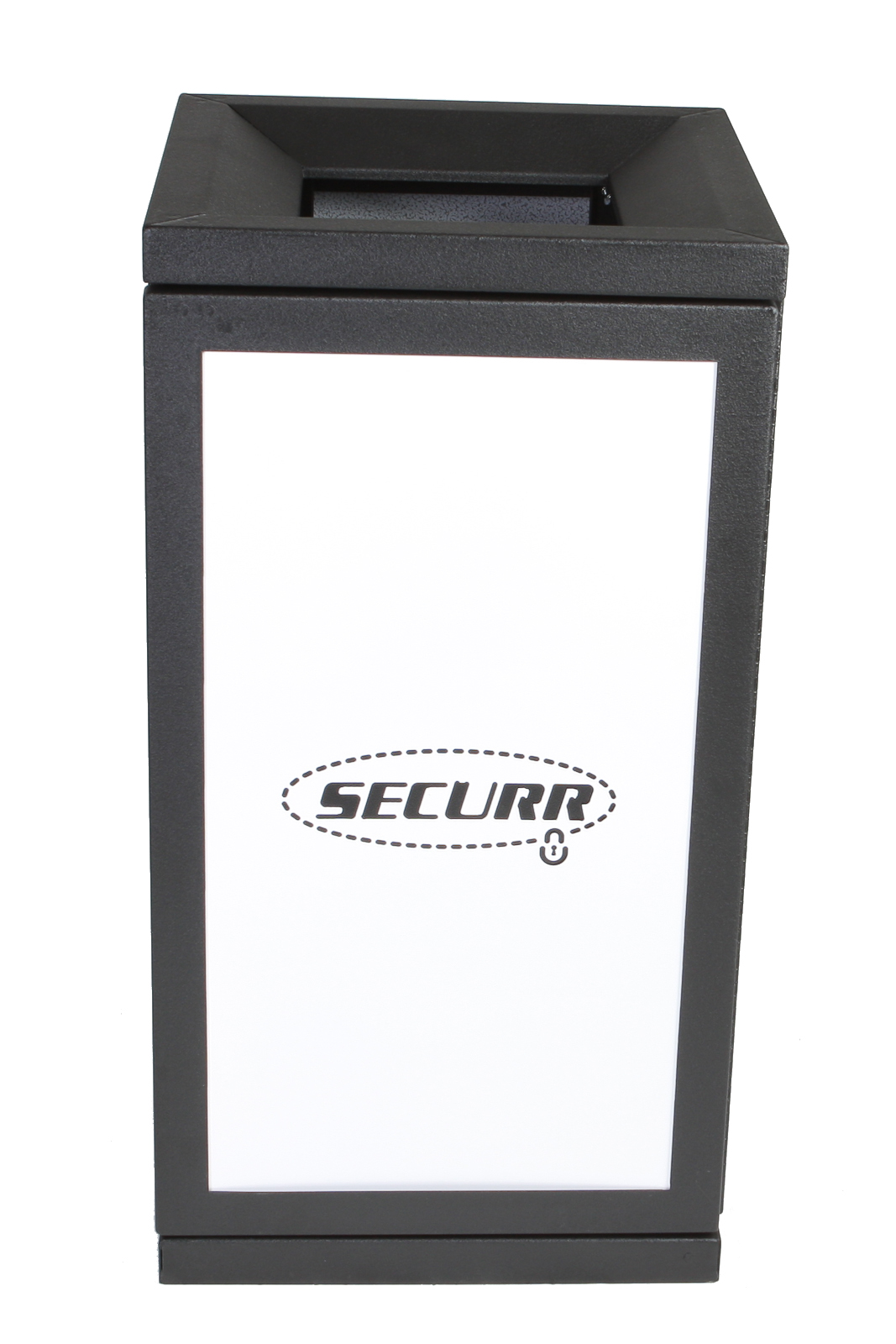 Securr 45 Gallon Sentinel Series - HS45OR-SSPERF Outdoor Recycling Receptacle with Perforated Stainless Steel Panels