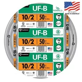 Southwire 50-ft 10/2 UF Wire (By-the-Roll)