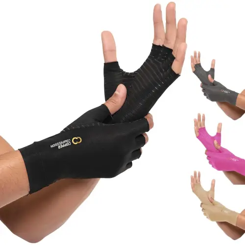 Copper Compression Gloves