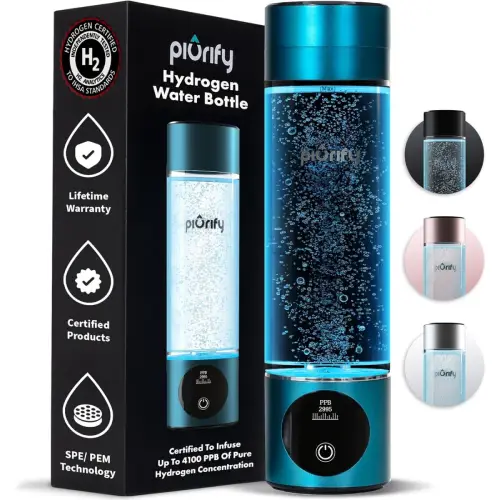 Hydrogen Water Bottle 10 oz 4100+ PPB
