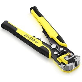 Wire Stripper 24-10 AW/ 34-3 Gauge/ 0.2-6 mm, Dromild Automatic Wire Stripp